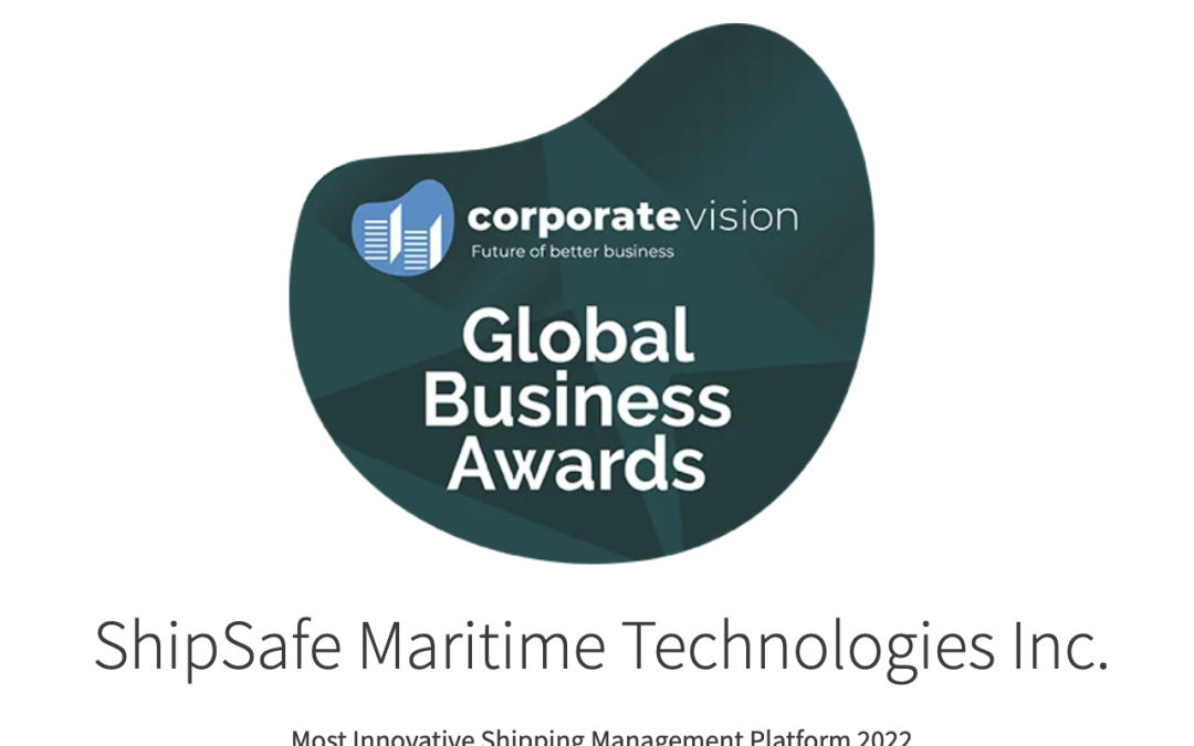 ShipSafe wins Most Innovative Shipping Platform Award